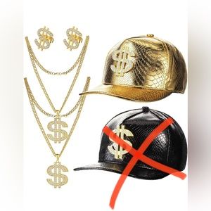 Hip Hop Costume Accessories Set